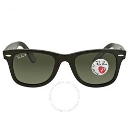 Wayfarer Ease Green Classic G-15 Unisex Sunglasses