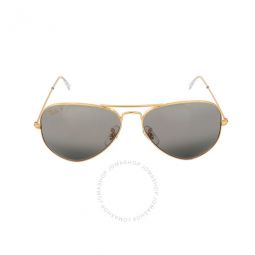 Aviator Chromance Polarized Silver/Grey Unisex Sunglasses