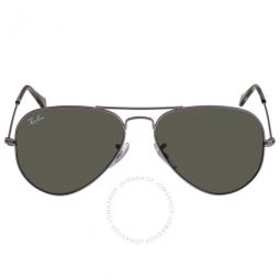 Aviator Classic Green Classic G-15 Unisex Sunglasses
