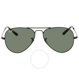 Aviator Metal II Green Unisex Sunglasses