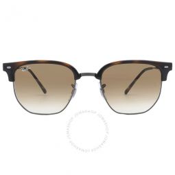 New Clubmaster Clear Gradient Brown Unisex Sunglasses