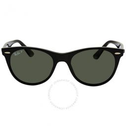 Wayfarer ll Green Classic G-15 Polarized Unisex Sunglasses