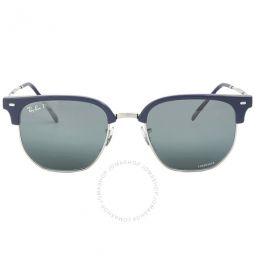New Clubmaster Polarized Blue Mirrored Unisex Sunglasses