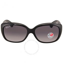 Jackie OHH Grey Gradient Rectangular Ladies Sunglasses