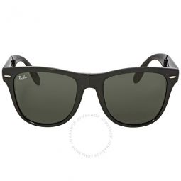 Wayfarer Folding Classic Green Classic G-15 Unisex Sunglasses