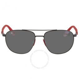 Scuderia Ferrari Grey Mirror Square Mens Sunglasses