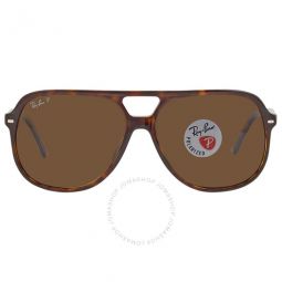 Bill Polarized Brown Classic B-15 Aviator Unisex Sunglasses
