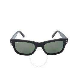Burbank Polarized Green Rectangular Mens Sunglasses