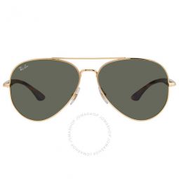 Green Aviator Unisex Sunglasses