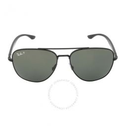 Polarized Green Square Unisex Sunglasses
