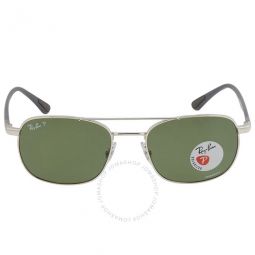 Dark Green Square Unisex Sunglasses 0