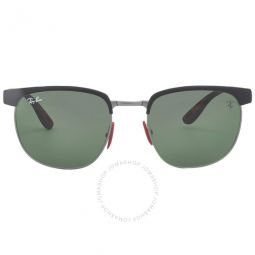 Scuderia Ferrari Green Square Unisex Sunglasses