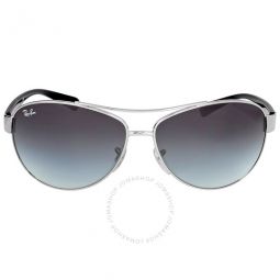 Grey Gradient Aviator Ladies Sunglasses