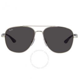Dark Grey Aviator Unisex Sunglasses