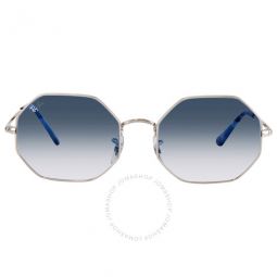 Octagon 1972 Light Blue Gradient Unisex Sunglasses