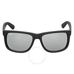Justin Color Mix Grey Mirror Square Mens Sunglasses