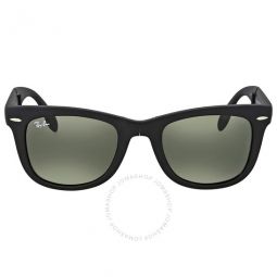 Wayfarer Folding Classic Green Classic G-15 Unisex Sunglasses