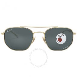 Grey Chromance Irregular Unisex Sunglasses
