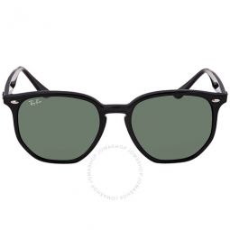 Green Classic Hexagonal Unisex Sunglasses