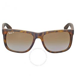 Justin Classic Polarized Brown Gradient Square Mens Sunglasses