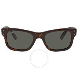 Burbank Green Classic G-15 Rectangular Unisex Sunglasses