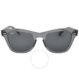 Dark Blue Polarized Square Unisex Sunglasses