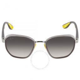 Scuderia Ferrari Grey Gradient Geometric Unisex Sunglasses