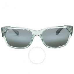 Polarized Blue Square Unisex Sunglasses