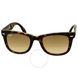 Wayfarer Folding Classic Light Brown Gradient Unisex Sunglasses
