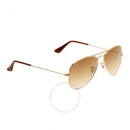 Open Box - Ray Ban Original Aviator Light Brown Gradient Sunglasses