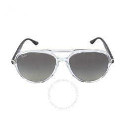 Gray Gradient Aviator Unisex Sunglasses