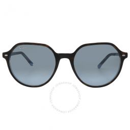 Thalia Blue Gradient Square Unisex Sunglasses