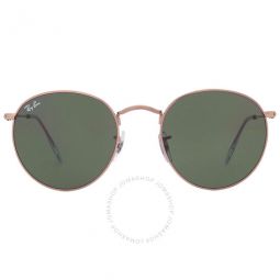 Round Metal Green Unisex Sunglasses