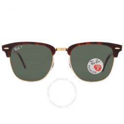 Clubmaster Classic Polarized Green Classic G-15 Square Unisex Sunglasses
