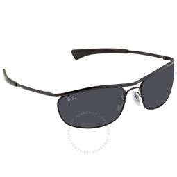Olympian I Deluxe Blue Classic Oval Unisex Sunglasses