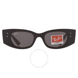 Kat Bio Based Dark Grey Irregular Unisex Sunglasses