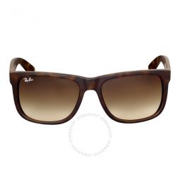 Justin Classic Brown Gradient Square Unisex Sunglasses