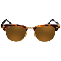 Clubmaster Fleck Brown Classic B-15 Square Unisex Sunglasses