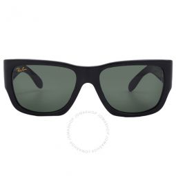 Nomad Green Square Unisex Sunglasses