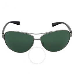 Green Aviator Mens Sunglasses