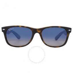 NEW WAYFARER Polarized Blue Gradient Square Unisex Sunglasses