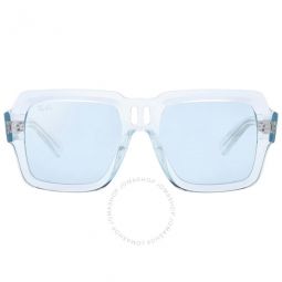Magellan Bio Based Blue Mirror Square Unisex Sunglasses