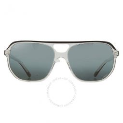 Bill One Polarized Silver/Blue Chromance Navigator Unisex Sunglasses