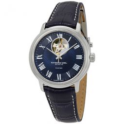 Maestro Automatic Mens Leather Watch