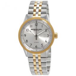 Freelancer Automatic Silver Dial Two-Tone Mens Watch