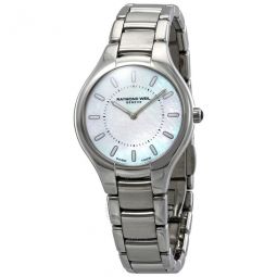 Noemia White Mother of Pearl Dial Ladies Watch
