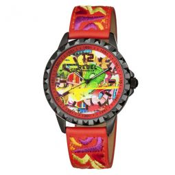 Dumbo Red Dial Ladies Watch
