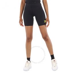 X Victoria Beckham Black Logo Bike Shorts, Size Large