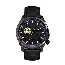 Bauer Automatic Black Dial Mens Watch