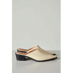 POINTED MULES - IVORY
